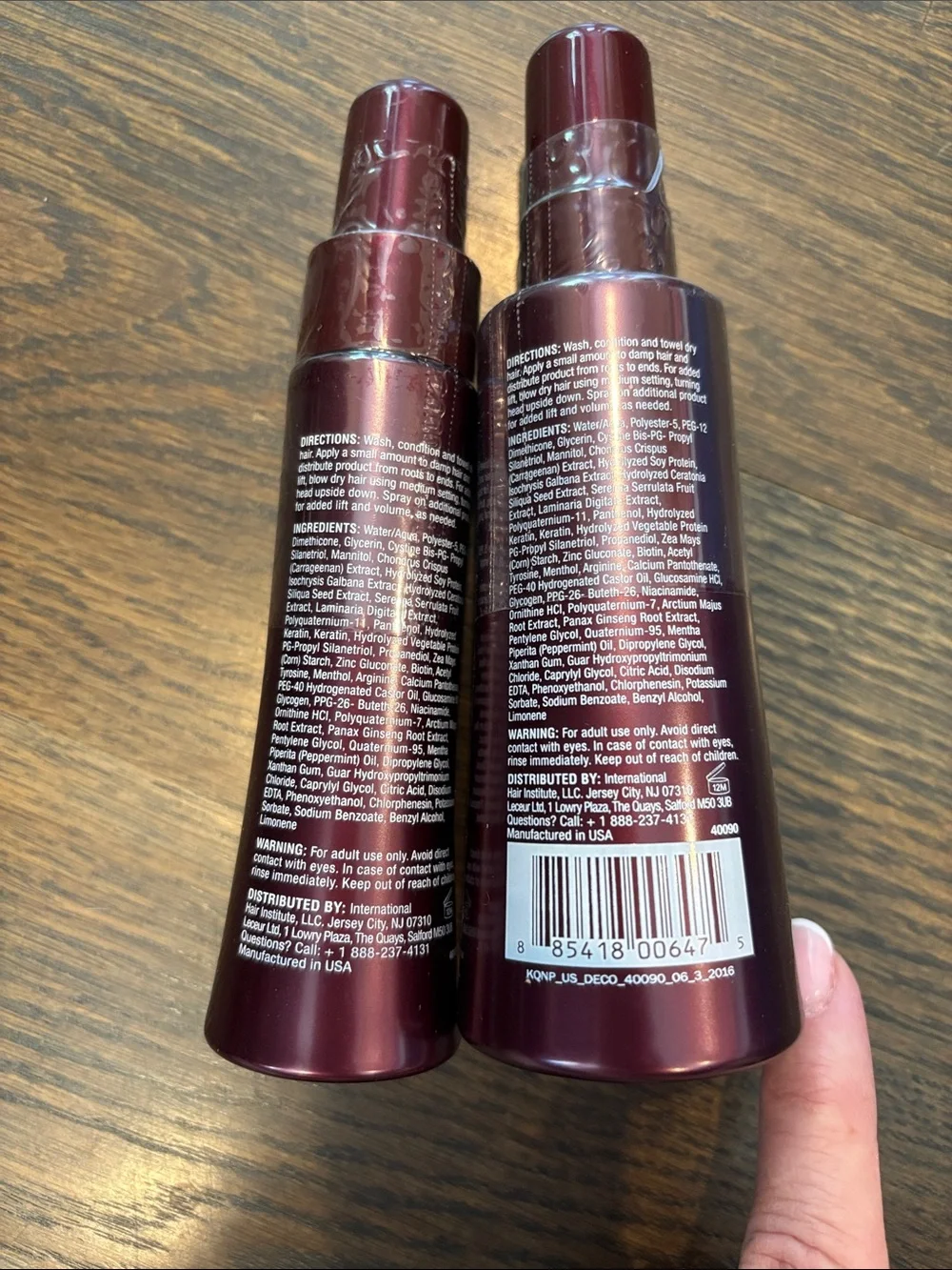 Keranique Lift & Repair Treatment Spray - Deep Burgundy